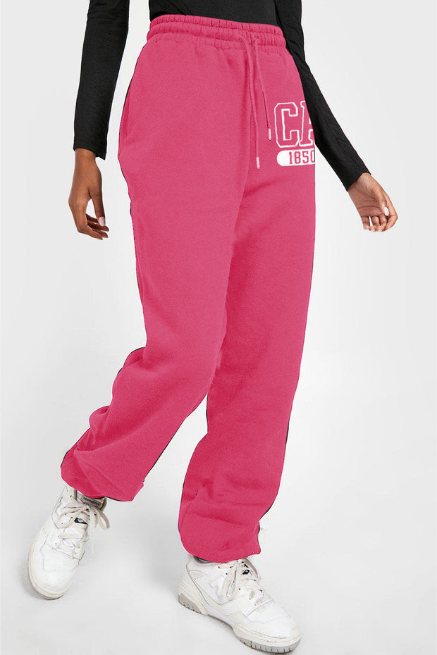Simply Love Full Size CA 1850 Graphic Joggers
